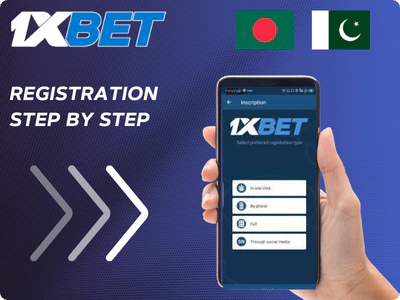 Registration Steps on 1xbet